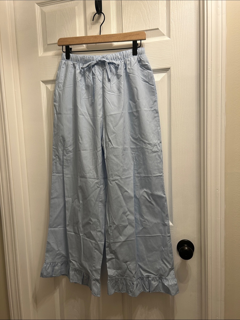 Light Blue Ruffle-Trim Sleep Set NWT - Picture 7 of 10